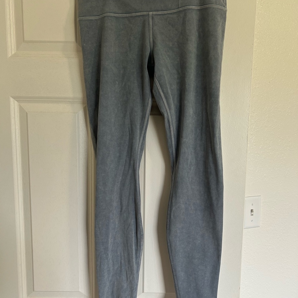 lululemon athletica washed blue Leggings
